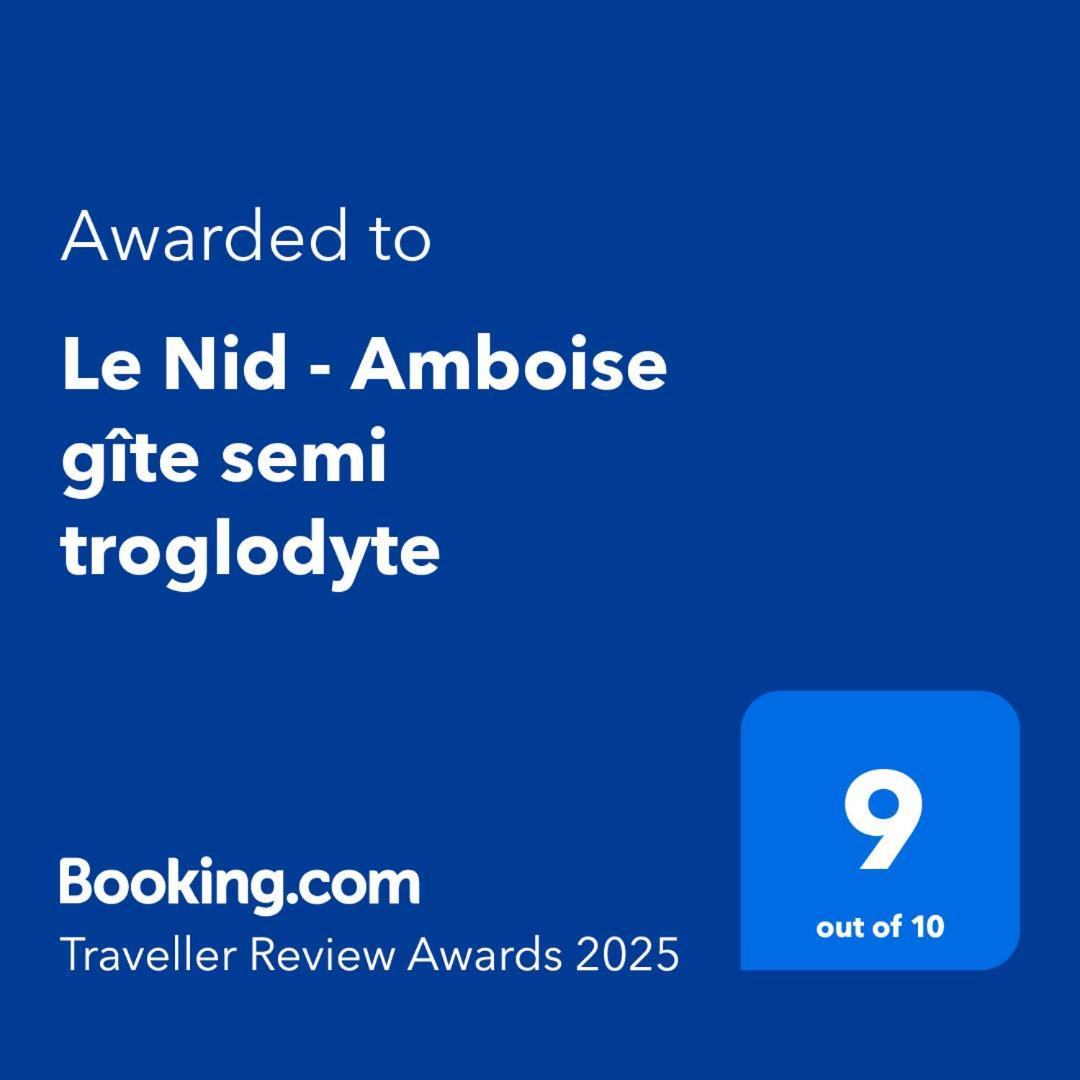 Le Nid - Amboise Gite Semi Troglodyte Eksteriør billede